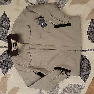 O'Neill Sherpa Lined Button Up Shacket, Size Large, NWT